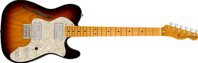 American Vintage II 1972 Telecaster Thinline, Maple Fingerboard, 3-Color Sunburst