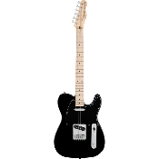 --- DISCONTINUE ---FSR Affinity Series Telecaster, Maple Fingerboard, Black Pickguard, Black