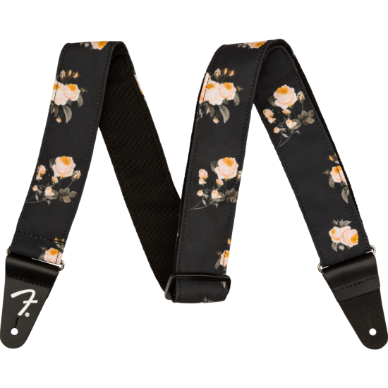 Floral Strap, Black, 2