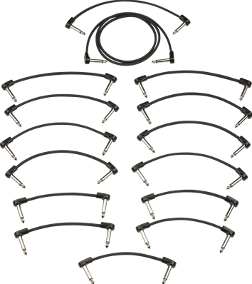 Blockchain Patch Cable Kit, Large, Black