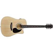 Fender SA-105CE Dreadnought Cutaway Natural