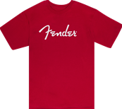 Fender Spaghetti Logo T-Shirt, Dakota Red, M