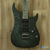 Vigier Excalibur Custom HSH Floyd rose velours noir manche rable teint