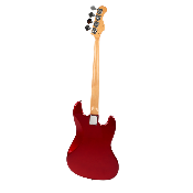 Basse électrique Prodipe JB80 finition Candy Apple Red Gaucher