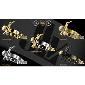 JLV SOUND - Ligature JLV Laiton Brossé pour bec métal saxophone Ténor