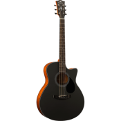 Guitare Electro-Acoustique Kepma Guitars Plytone Series - Eac Grand Auditorium Black