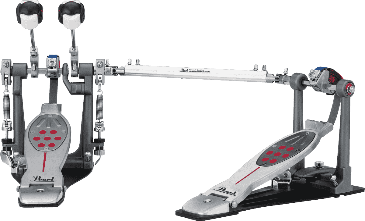 Pearl P-2052BL - double pedale gc gaucher courroie redline