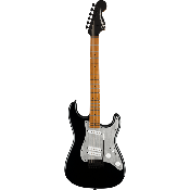 Contemporary Stratocaster Special, Roasted Maple Fingerboard, Silver Anodized Pickguard, Black