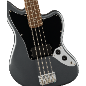 Affinity Series Jaguar Bass H, Laurel Fingerboard, Black Pickguard, Charcoal Frost Metallic