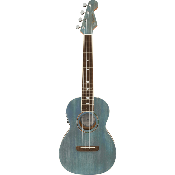 Fender Ukulele Dhani Harrison Turquoise Walnut Fingerboard