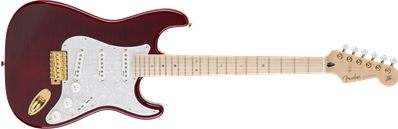 Richie Kotzen Stratocaster, Maple Fingerboard, Transparent Red Burst