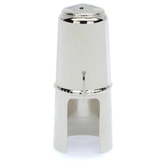 BONADE - Couvre bec pour ligature de clarinette Sib avec vis inversées  - Argenté