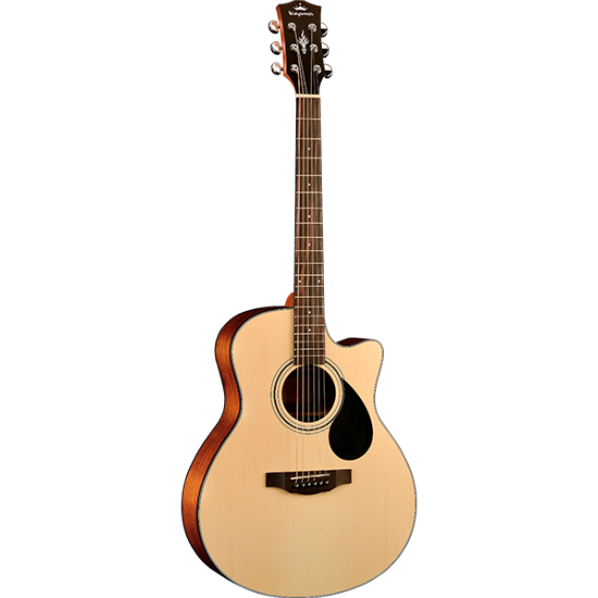 Guitare Electro-Acoustique Kepma Guitars Plytone Series - Eac Grand Auditorium Natural