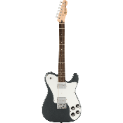 --- DISCONTINUE ---Affinity Series Telecaster Deluxe, Laurel Fingerboard, White Pickguard, Charcoal Frost Metallic