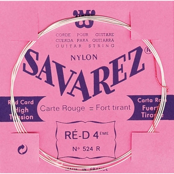 Savarez 524R - re-4 rouge filee m/ar