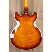 Guitare électrique D'Angelico Premier Mini DC Dark Iced Tea Burst