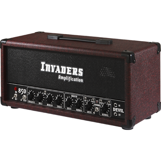 Tete Ampli Guitare Invaders Amplification 850 Devil Dual Master - Redwine