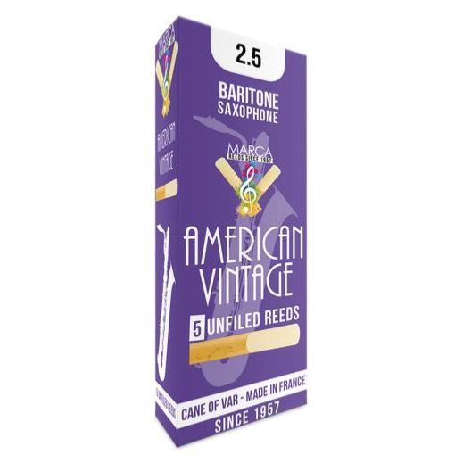 MARCA AMERICAN VINTAGE 3 - Anches saxophone baryton - boite de 5