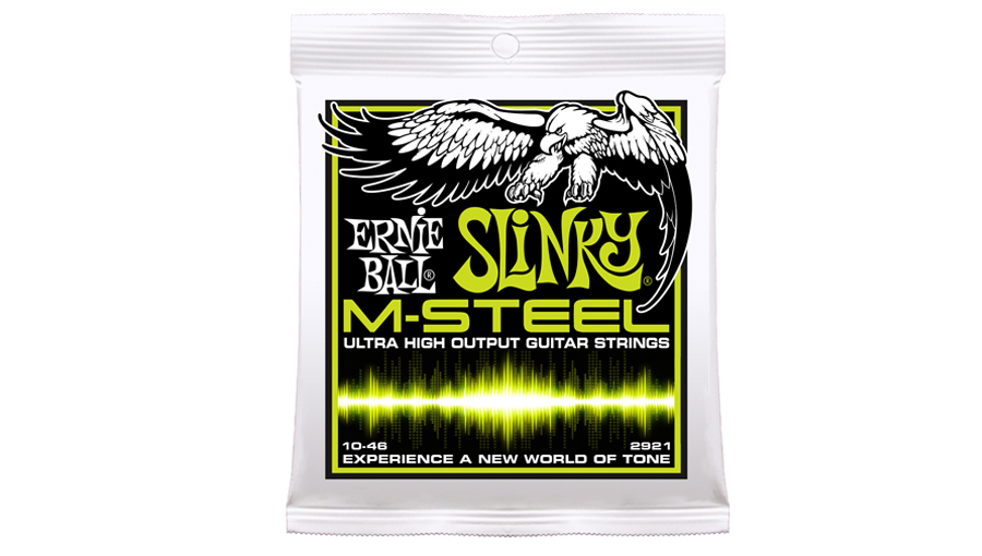 Ernie Ball 2921 Cordes guitare électriques M-Steel regular slinky 10-46
