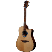 guitare electro-acoustique lag hyvibe 10 dreadnought cutaway electro