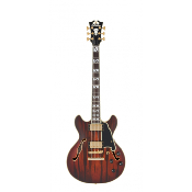 D'ANGELICO Deluxe Mini DC Satin Brown Burst