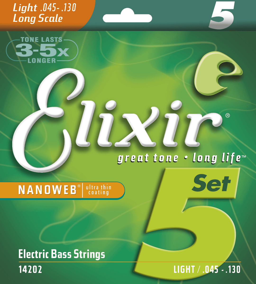 Elixir 14202 - bass 5c nanoweb l 45-130