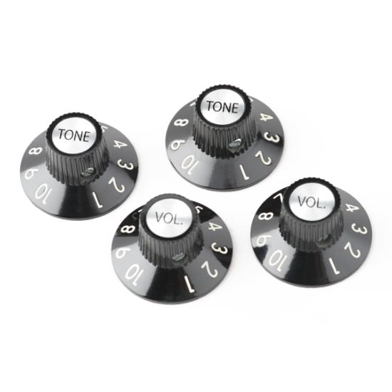 72 Telecaster Custom Knobs (4), Black