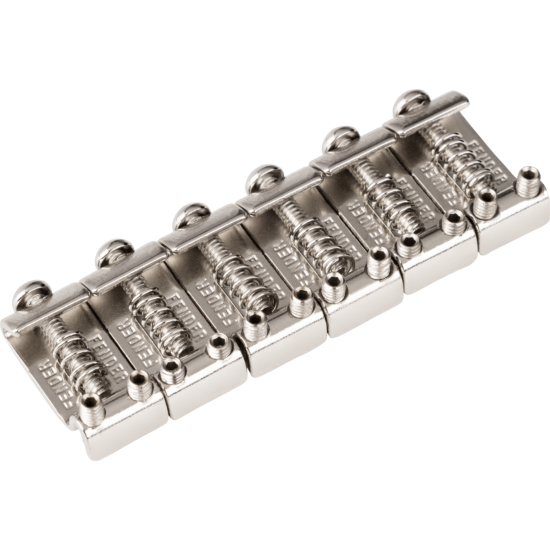 American Standard Stratocaster Bridge Saddles ('08-Present), Nickel, Set of 6