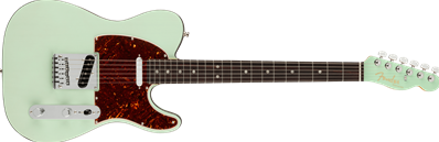 Ultra Luxe Telecaster, Rosewood Fingerboard, Transparent Surf Green