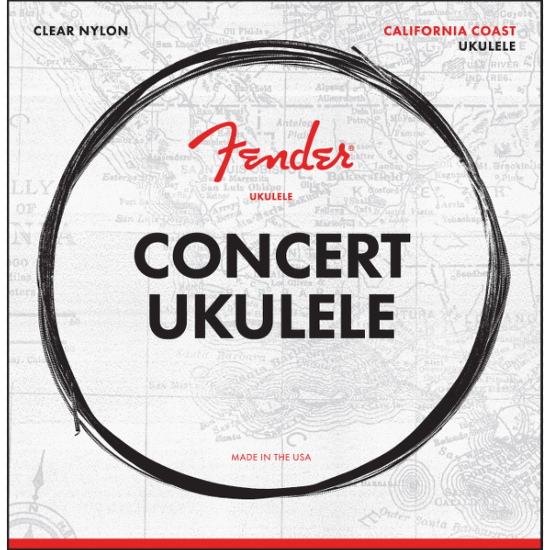 Concert Ukulele Strings, Set of Four