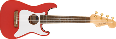 FSR Fullerton Strat Uke, Fiesta Red