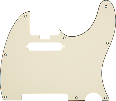 Elite Tele Pickguard Parchment 3-Ply