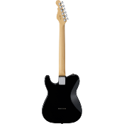 guitare electrique g&l fullerton deluxe asat classic bluesboy jet black, touche palissandre
