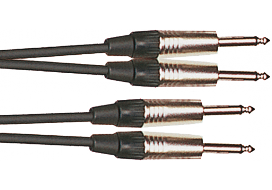 Yellow Cable K08-3 - Cable Audio Mixte 2 Jacks Mono Mâle/2 Jacks Mono Mâle 3m