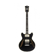 D'ANGELICO Excel Mini DC Tour Solid Black