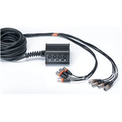 Cordial CYB8-0C15 - boitier scène 8 entrées xlr f câble xlr mâle 15m