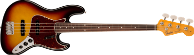 American Vintage II 1966 Jazz Bass, Rosewood Fingerboard, 3-Color Sunburst