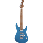 Charvel Pro-Mod DK22 SSS 2PT CM, Caramelized Maple Fingerboard, Electric Blue