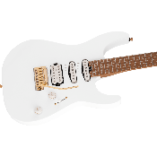 Guitare électrique Charvel Pro-Mod DK24 HSS 2PT CM, Caramelized Maple Fingerboard, Snow White