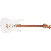 Guitare électrique Charvel Pro-Mod DK24 HSS 2PT CM, Caramelized Maple Fingerboard, Snow White