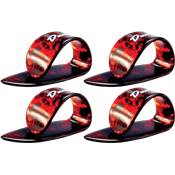 Dunlop 9022P - player's pack de 4 pouces écaille medium