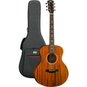 Guitare Folk Kepma Guitars Travel Series - Fs36 Mini Om Walnut