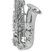 Selmer SUPREME - Saxophone alto Argenté Gravé avec étui et accessoires