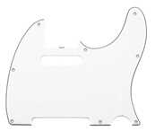 Pure Vintage Pickguard, Telecaster, 8-Hole Mount, Eggshell, 3-Ply