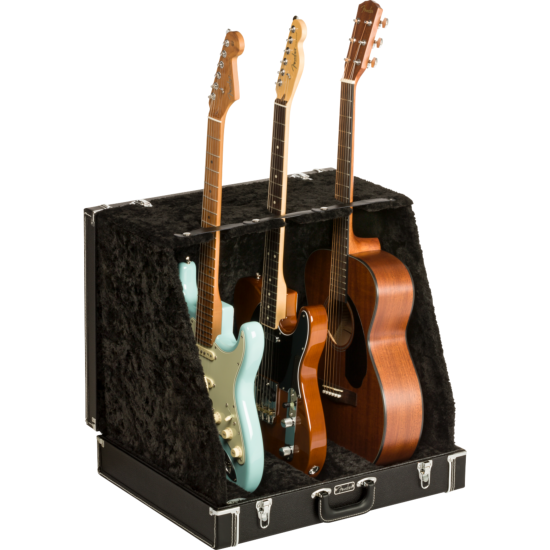 Fender Classic Series Case Stand - 3 Guitar, Black