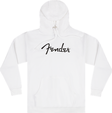 Fender Spaghetti Logo Hoodie, Olympic White, L