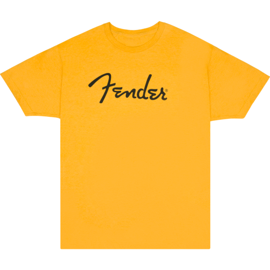 Fender Spaghetti Logo T-Shirt, Butterscotch Blonde, M