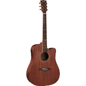 guitare folk eko dreadnought cutaway electro natural