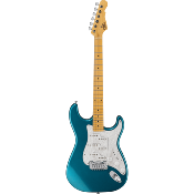guitare electrique g&l guitare electrique tribute comanche emerald blue