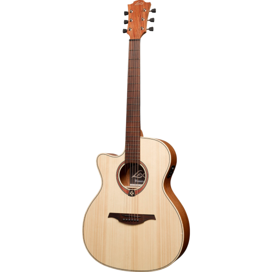 guitare electro-acoustique lag lefty auditorium cutaway electro